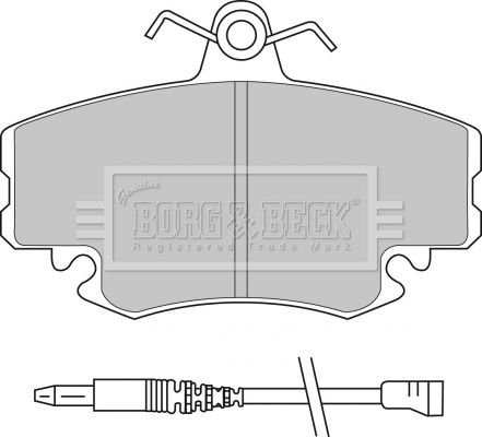 BORG & BECK Jarrupala, levyjarru BBP1397